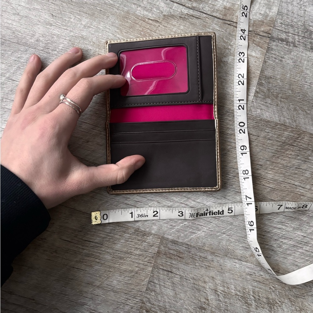 Coach peyton tattersall plaid wallet / card holder - Picture 5 of 6